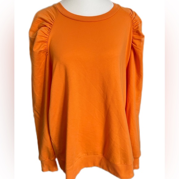 MICHAEL Michael Kors Tops - Michael Kors Sweatshirt NWT Size Large Nectarine Round Neckline